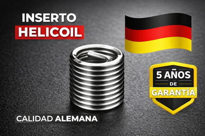 Insertos de Rosca Helicoil Alemán x 100 Unidades Alta Resistencia
