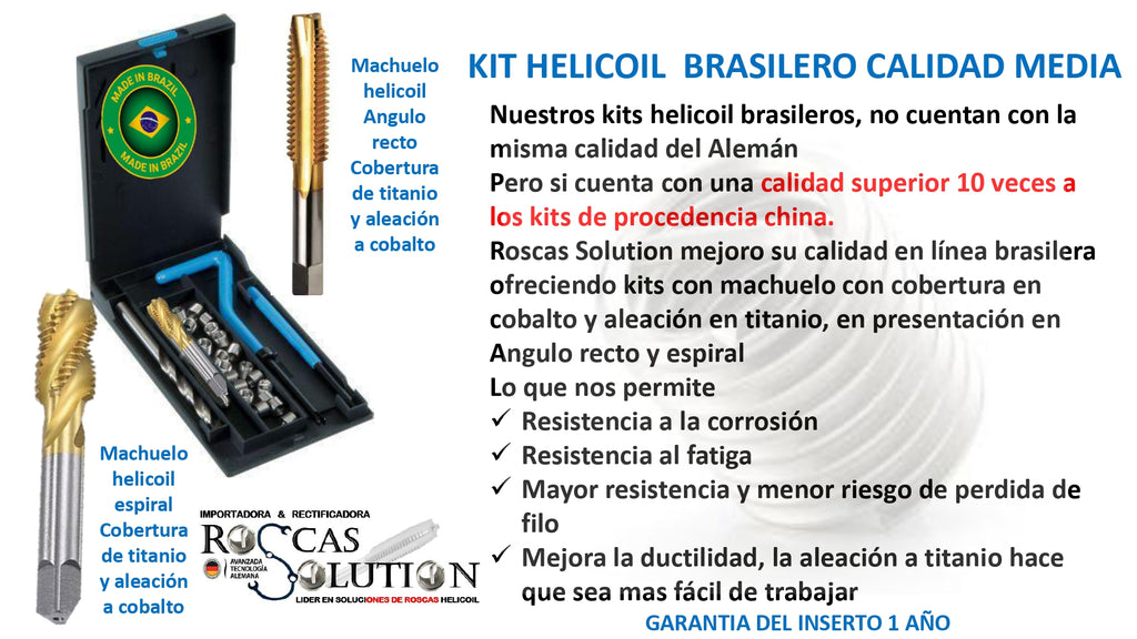 REPARADOR DE ROSCAS HELICOIL PROFESIONAL