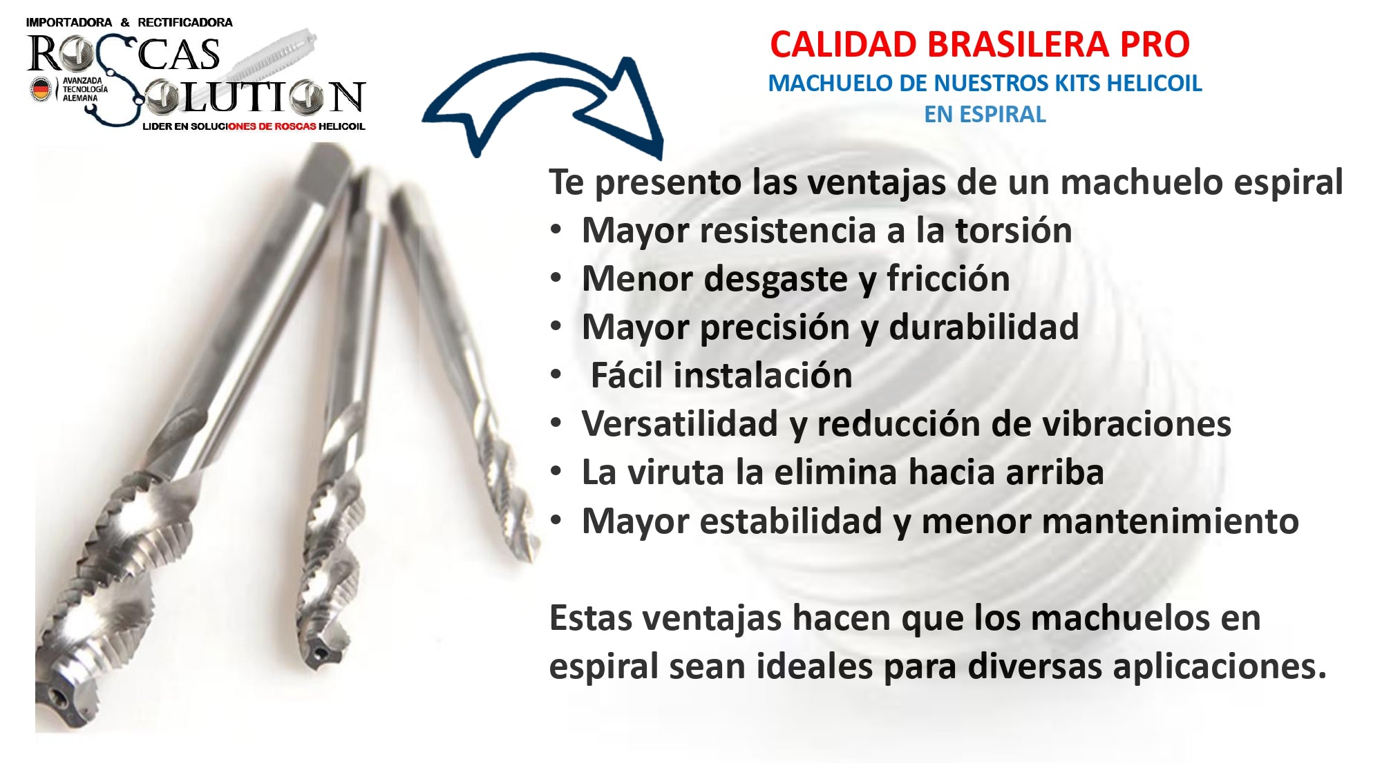 KIT HELICOIL RECTIFICADOR DE ROSCAS ESPECIAL PARA MOTOS