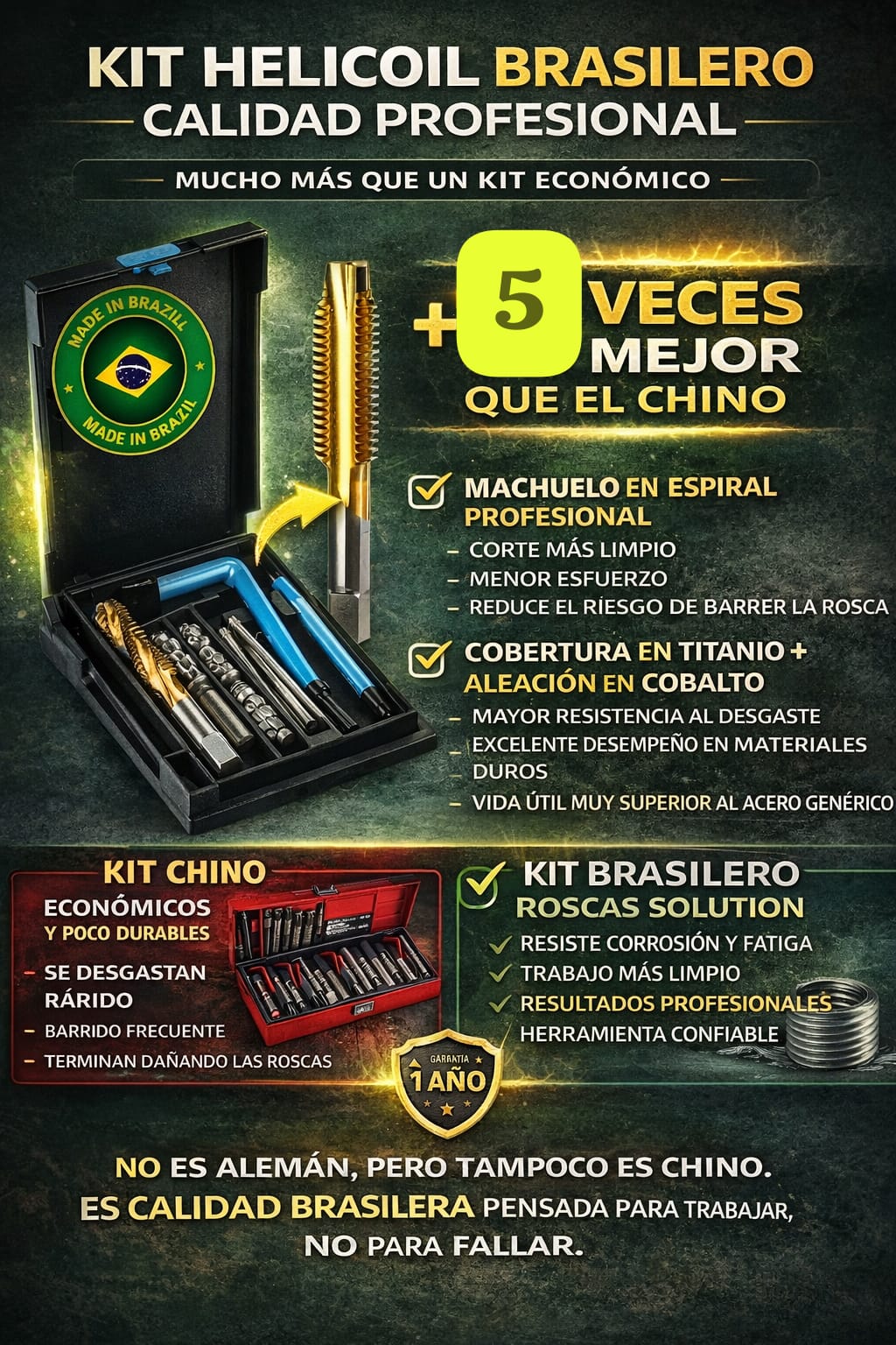  helicoil/tap thread repair kit