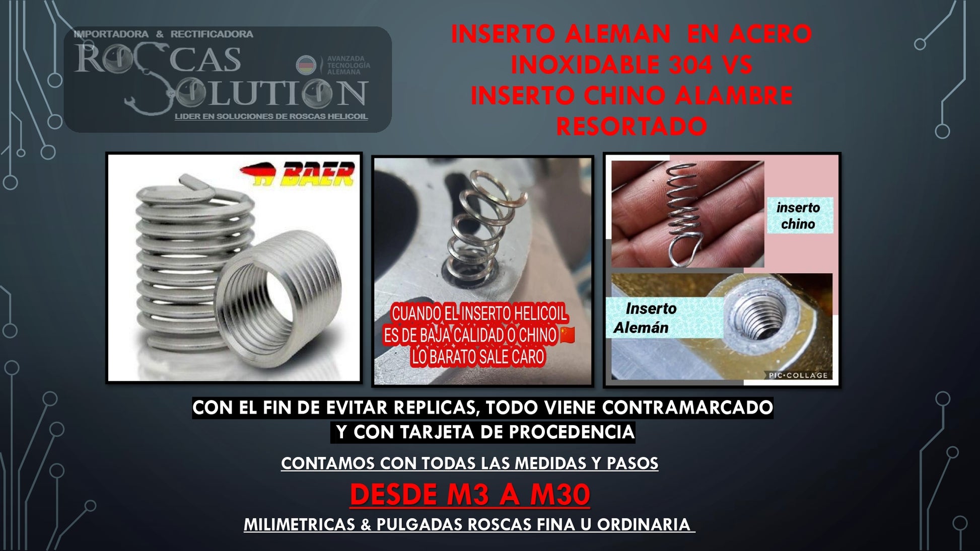 High-quality helicoil/tap thread repair kit