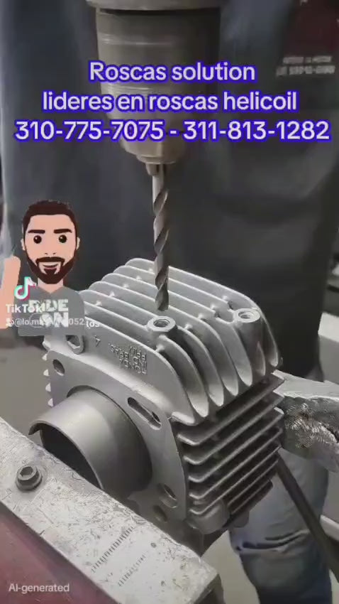 como instalar un insertos helicoil 